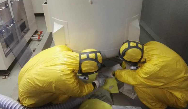 化学品桶底阀紧急抢修